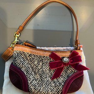 Limited Edition Coach Soho Tweed Wristlet